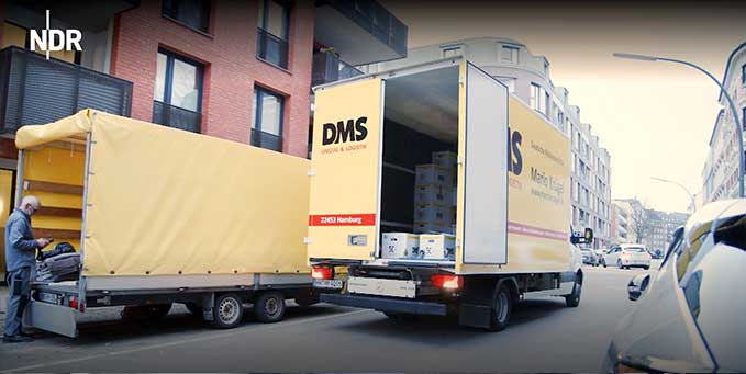 Möbeltransporter beim Umzug